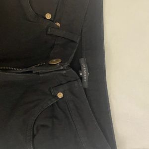 Black Flared Denims Jeans Size 28