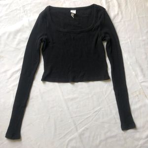 H&M Black Crop Top