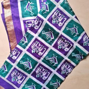 Art Silk Saree With Beautiful Print