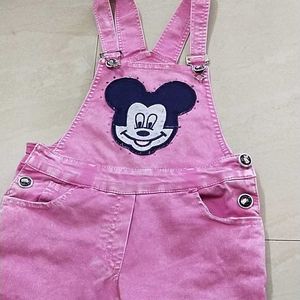 Dungaree Beautiful Dress 4 To 7 Year Old