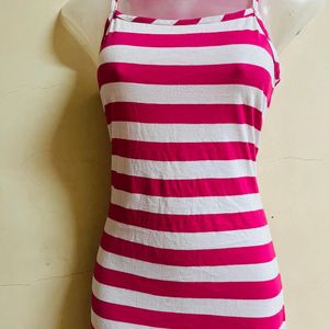 Korean Long Designer Pink One Piece