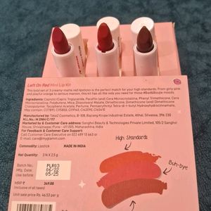 Myglamm Mini Lip Kit Combo Of 3 Boxes