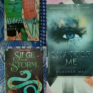 Combo Of Three- Heartstopper, Shatter Me+1