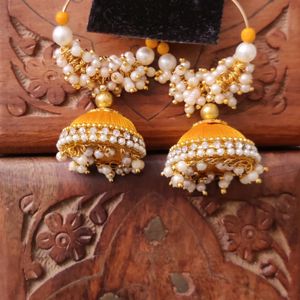 Yellow Jhumki