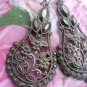 Traditional Oxidised Earrings