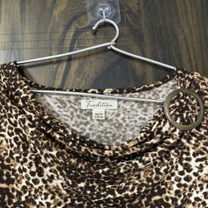 Tiger Print Top