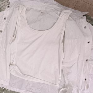 Crop Shirt + Freebie Tank Top