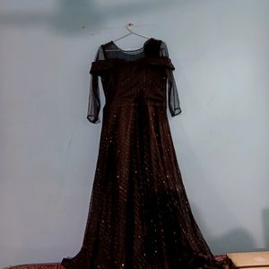 Black Sequence Gown