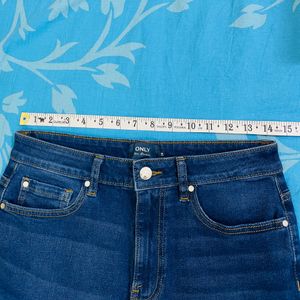 ONLY Blue Flared High-Rise Jeans for Women