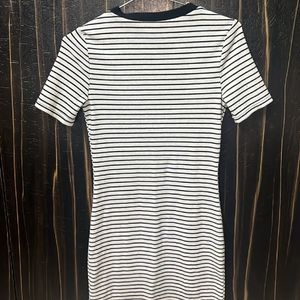 H&M New Bodycon Striped Dress