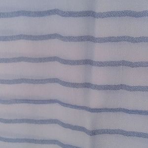 Navy Blue Stripe On White Background Dupatta