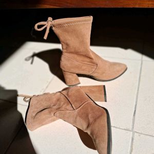 Brown Ankle Length Boots