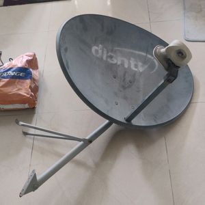 Dish TV Complete Set With Wire And Antenna