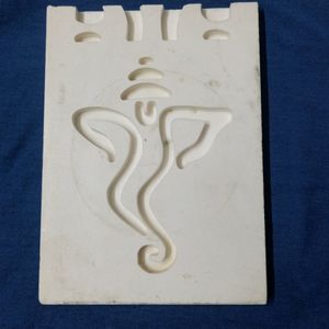 Ganpati Design Corian Sheet Piece