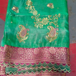 Silk Saree With Blouce