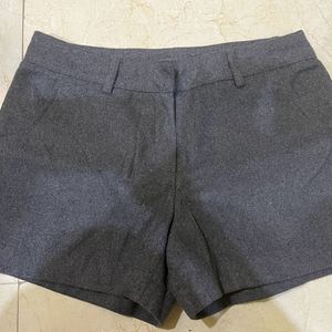 Woollen Charcoal Shorts.