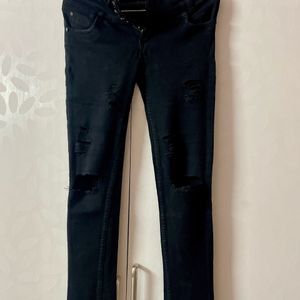 Black Ripped Jeans For Women