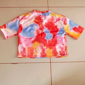 Tie Die Crop Top