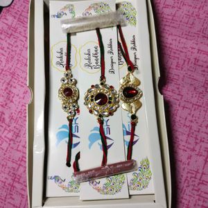 New Set Of 3 Beautiful Rakhi 😍🤩