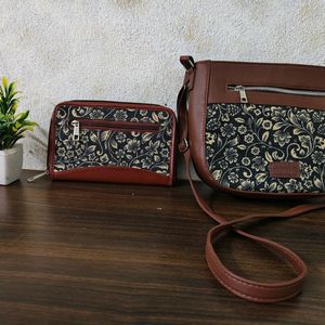 Combo Bags Sling Bag And Wallet