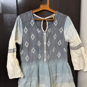 Anarkali Kurta With Bell Sleeves