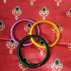 Yellow Pink Green Bangle