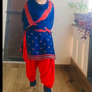 Patiyala Punjabi Suit Full Set Like New 🚫 No Coin