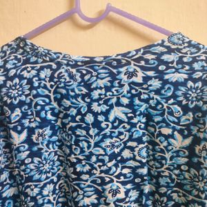 Blue Printed Tshirt