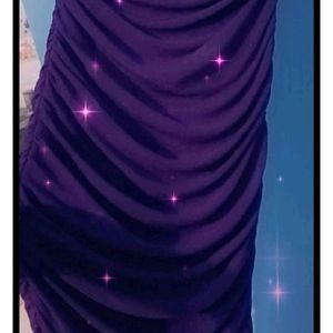 Purple Bodycon Dress