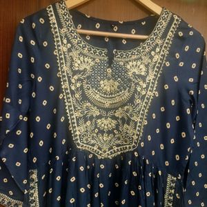 Nyra Cut Embroidered Kurta