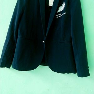 Premium Blazer ||XXL ||Puffed Shoulder||Dark Blue