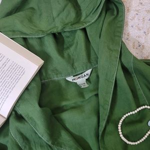 Green Oversized Jacket