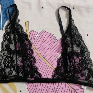 Black Lace Bra