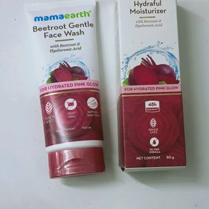 Sealed Pack Mamaearth Moisturizer+ Facewash