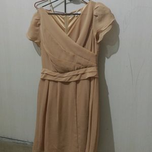 Beige Colour Dress