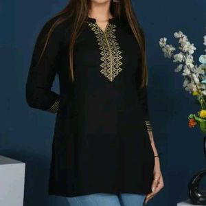 Black Short Kurti