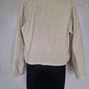 Crop Crew Neck Coat