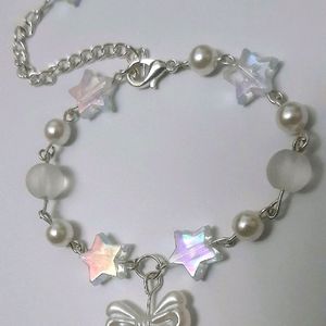 Pearl Bow Bracelet