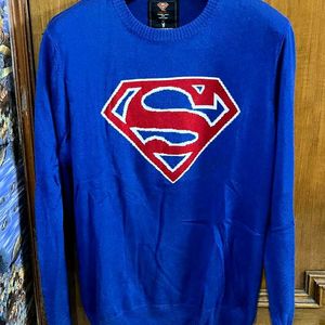 SUPERMAN  BLUE SWEATER