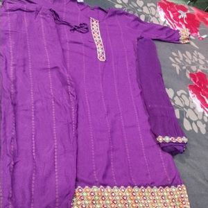 Purple 💜 Kurta Set