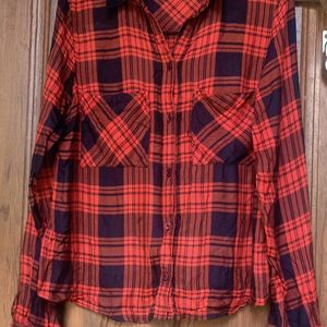 Red & Black Check Shirt