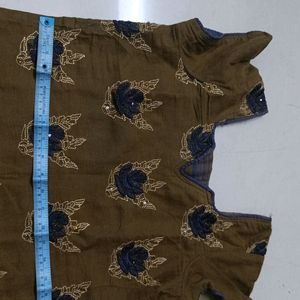 Fabulous Stitched Cotton A Line Kurthi