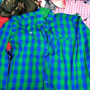 Green Check Shirt