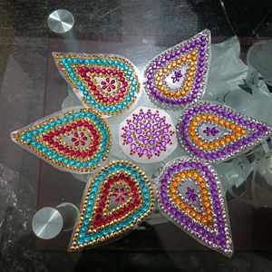 Artificial Rangoli Hand Made