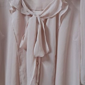 Baby Pink Ribbon Blouse