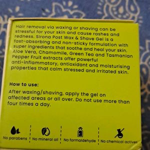 Aloevera Post Wax And Shave Gel