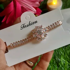 Rose Gold Rhinestone Bracelet✨️