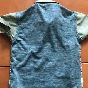 Boy Cotton Shirt Half Sleeves