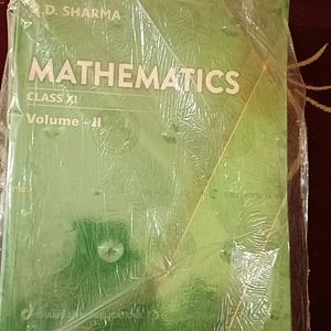 R.D. Sharma Class 11 Volume 2 Mathematics