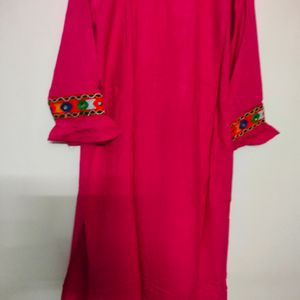 Pink Kurti